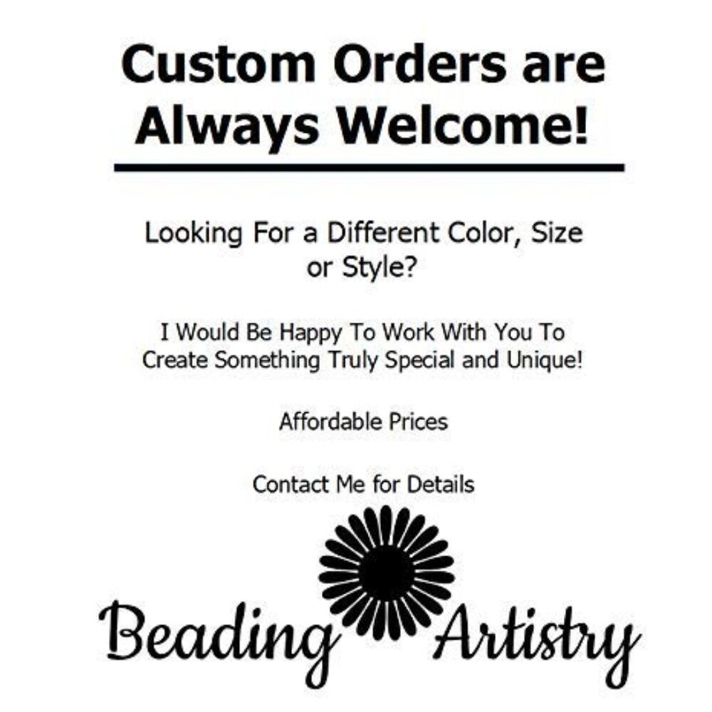 Dark Pink Flower, Beaded Lanyard for, Badge, ID Holder, Keychain - Picture 5 of 5